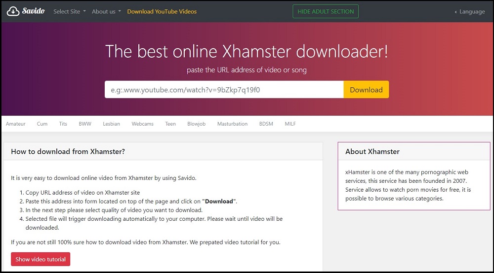 How To Download From XHamster - DowneLink